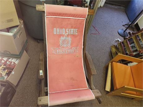 Folding Ohio State Chair