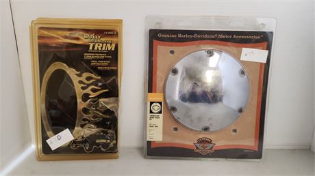 Harley Davidson Sportster Derby Cover Kit & Oval Flame Trim