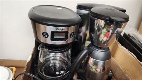 2 Coffee Makers. NOT TESTED