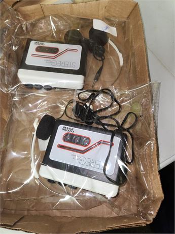 pair of cassette players