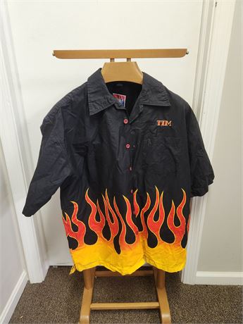 Tim's Flame work shirt