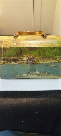Vintage Wood Purse