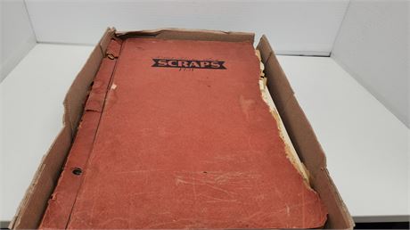 Scrapbook With Vintage Cards & Pictures