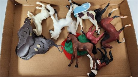 Lot Of Horses Possibly Some Breyers