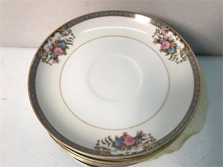 12 Noritake Gramere Saucers