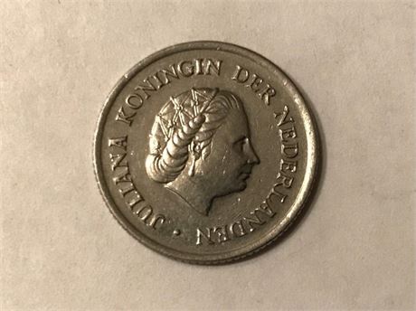 1966 Netherlands 25 Cent