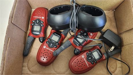 Walkie Talkies & Base NOT TESTED
