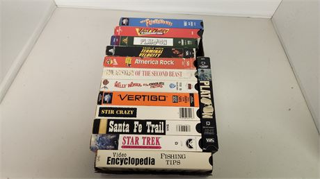 Lot Of VHS Tapes