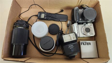 Lot Of Cameras & Lens