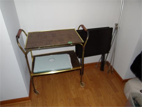 TV trays and Stand