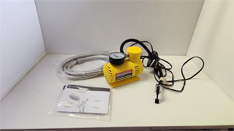 Pittsburgh 12 Volt 150 PSI Portable Inflator. NOT TESTED