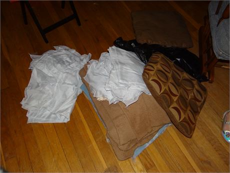 Pillows , Curtains, Ect