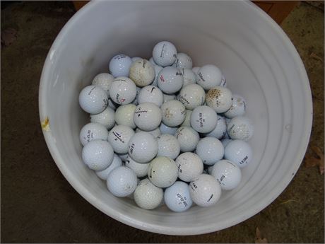 Bucket of Golf Balls