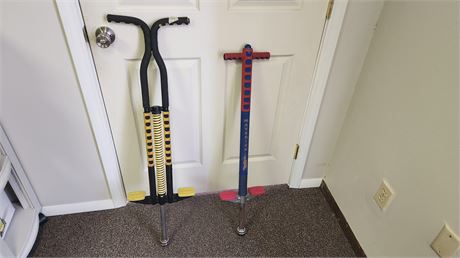 2 Pogo Sticks