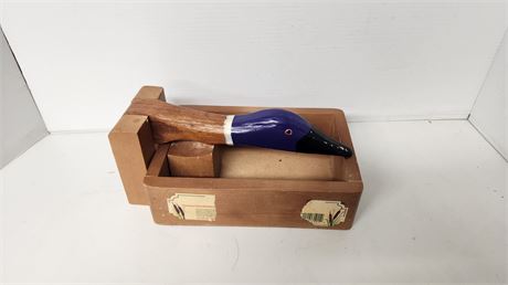 Wood Duck Head Nut Cracker