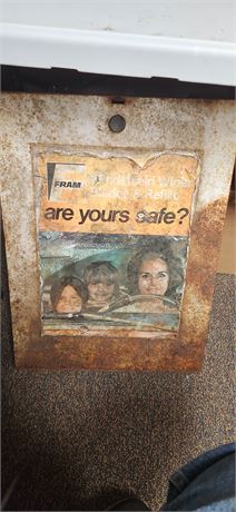 Vintage Fram wiper blade display
