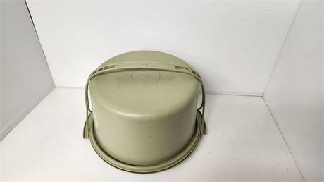 Vintage Tupperware cake storage Container