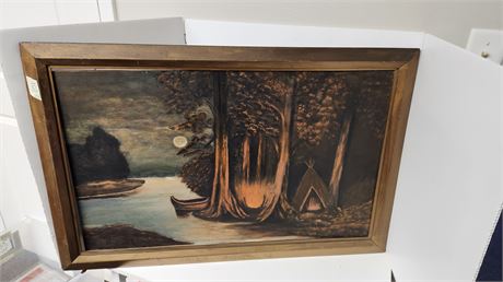 Vintage Framed Painting