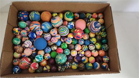 Lot Of Various Bouncy balls