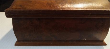 Wood Box With Miscellaneous items