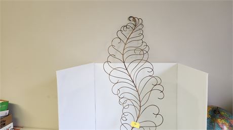 Large Metal Leaf Wall Decor