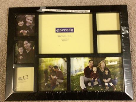 1- 12x9" Photo Frame & 1 - Family Collage 21x7"