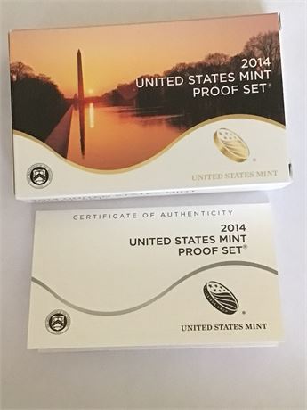 2014 United States Mint Proof Set