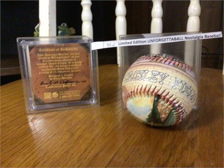 Limited Edition UNFORGETTABALL Nostalgia Baseball