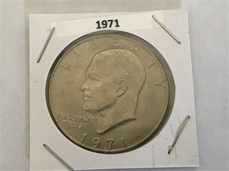 1971 Eisenhower Dollar Coin
