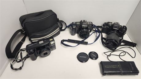 Minolta Cameras & Miscellaneous Items