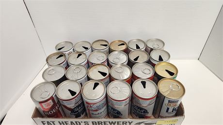 Lot Of Various Collectable Beer Cans