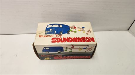 Musical Sound Wagon Vintage Toy