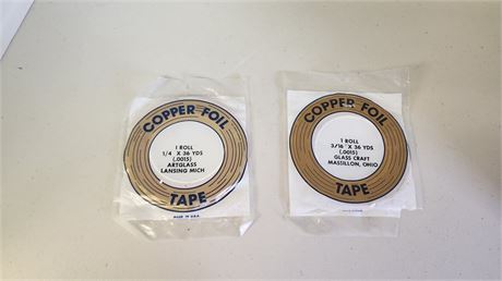 2 Rolls Of Copper Foil Taper