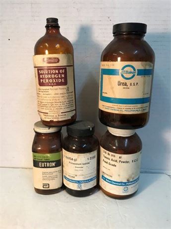 Vintage Chemical Bottles
