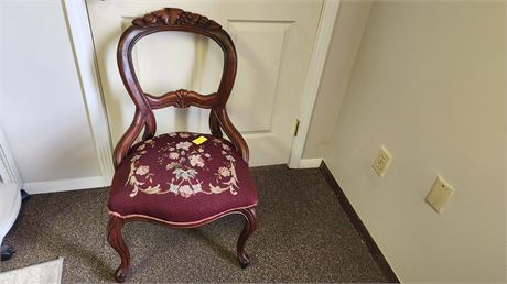Antique Wood Carved Chair