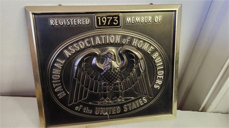 Associates Of Home Builders Plaque