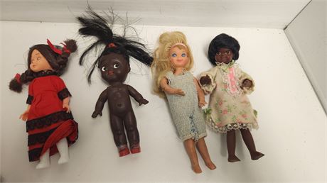 Lot Of Vintage Dolls