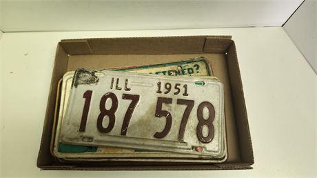 Vintage License Plates