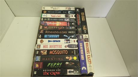 Lot Of VHS Movies