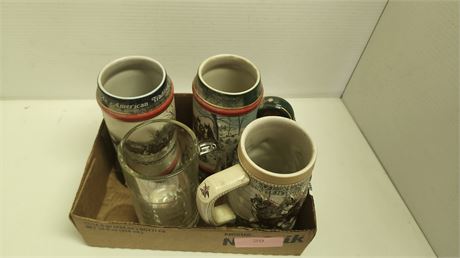 Budweiser Beer Steins