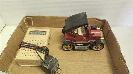 Vintage Electra Radio & Vintage Car Radio.  NOT TESTED