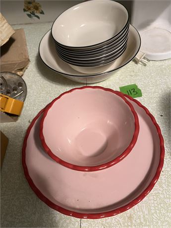 Corelle Dishes and Chip and Dip