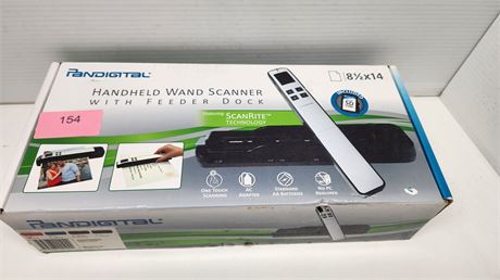 Pandigital Handheld Wand Scanner With Feeding Dock