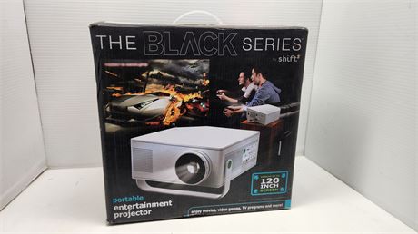 Portable Entertainment Projector. The Black Series