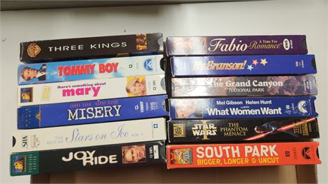 Lot Of VHS Movies