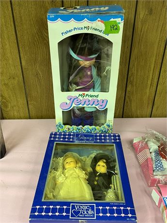 Vintage Dolls, My Friend Jenny, Ginny Vogue Dolls