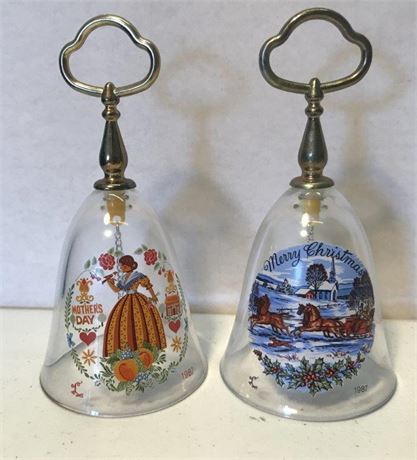 1987 Mother's Day & Merry Christmas Bells