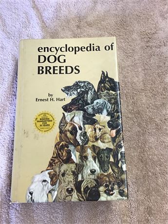 The Encyclopedia Of Dog Breeds By Ernest H Hart Hardcover Book