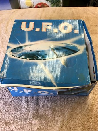 Vintage Fiber Optic Light Up UFO Flying Saucer Light