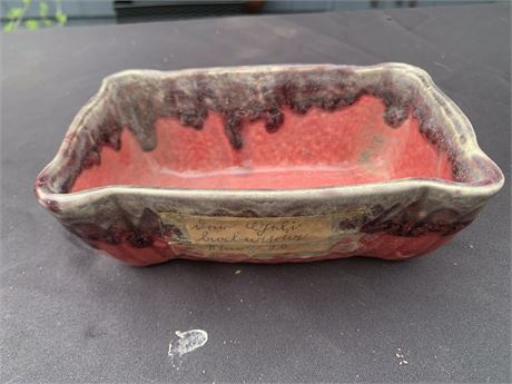 Vintage Oblong Ceramic Garden Planter By Cookson Stamped 126